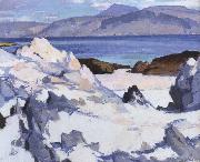 Samuel John Peploe Green Sea,Iona Spain oil painting artist